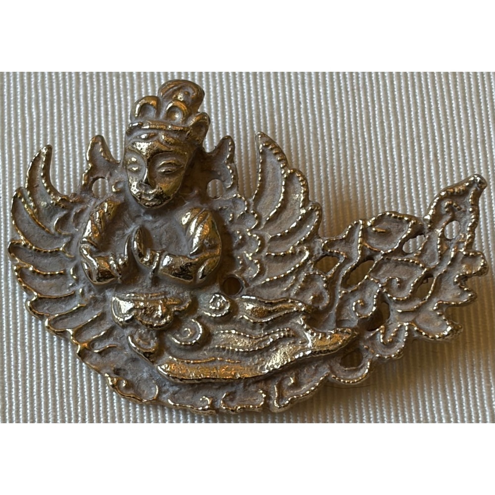 Vintage Siam‎ Thailand Thai Figural Brooch Pin FABULOUS!